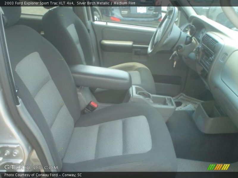 Silver Birch Metallic / Medium Flint 2003 Ford Explorer Sport Trac XLT 4x4