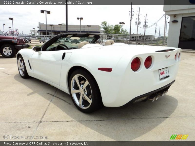 Arctic White / Cashmere 2010 Chevrolet Corvette Convertible