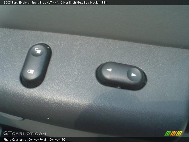 Silver Birch Metallic / Medium Flint 2003 Ford Explorer Sport Trac XLT 4x4