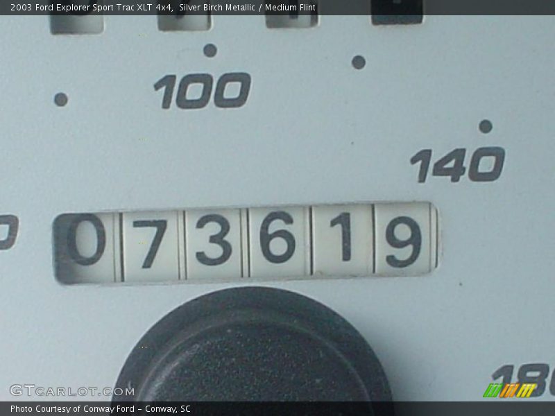 Silver Birch Metallic / Medium Flint 2003 Ford Explorer Sport Trac XLT 4x4