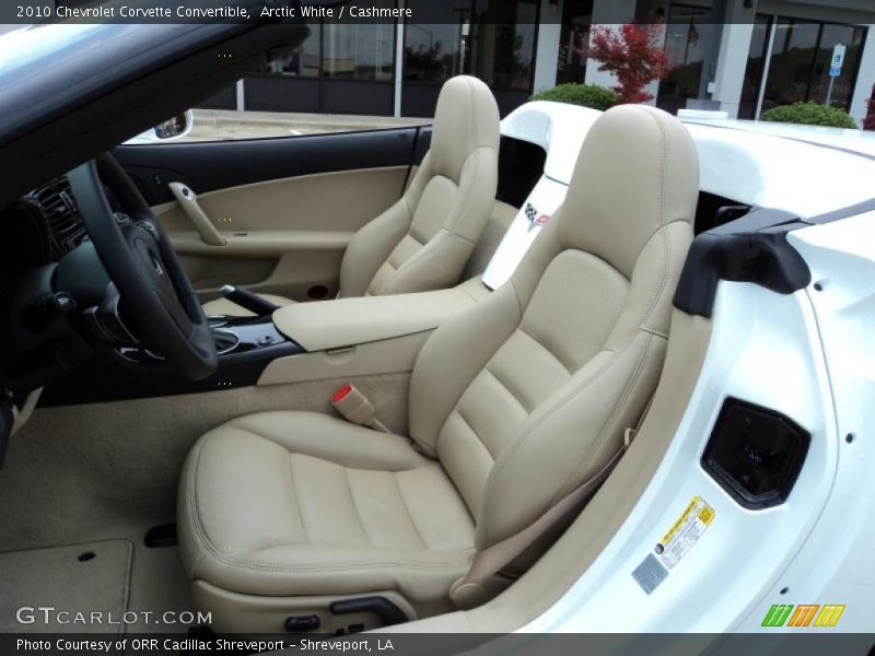  2010 Corvette Convertible Cashmere Interior