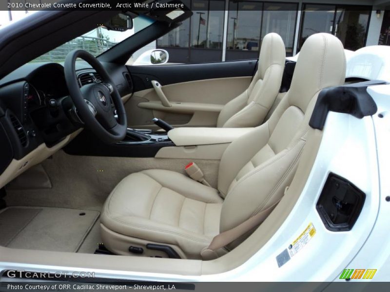  2010 Corvette Convertible Cashmere Interior