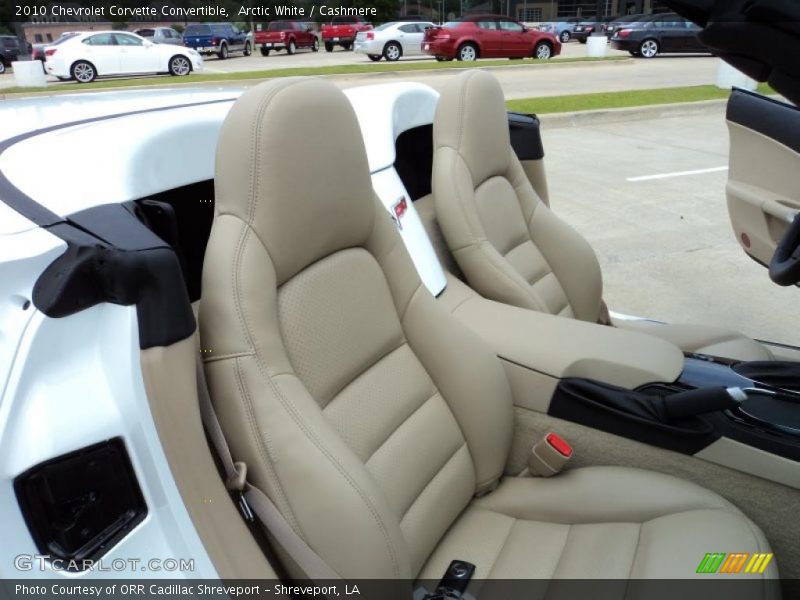  2010 Corvette Convertible Cashmere Interior