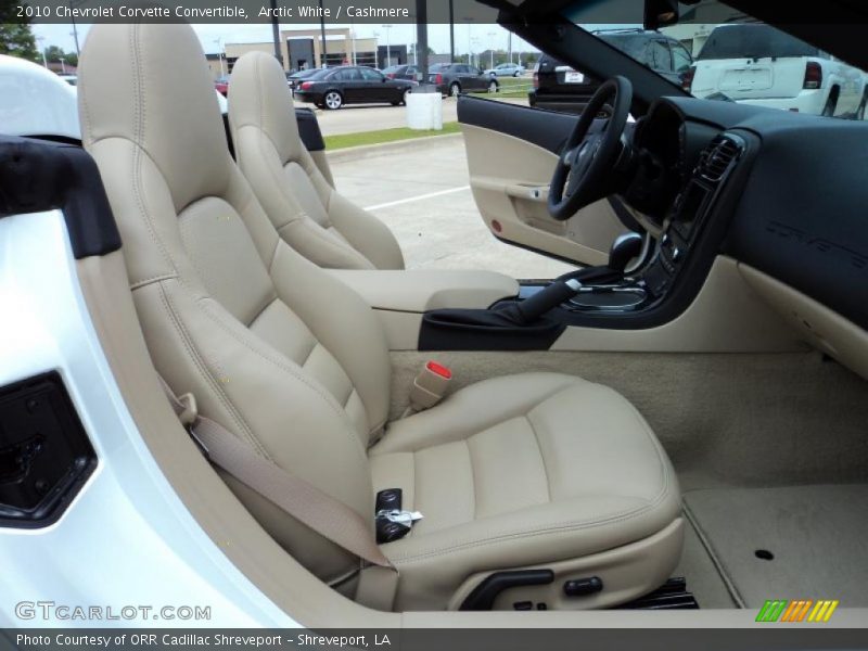  2010 Corvette Convertible Cashmere Interior