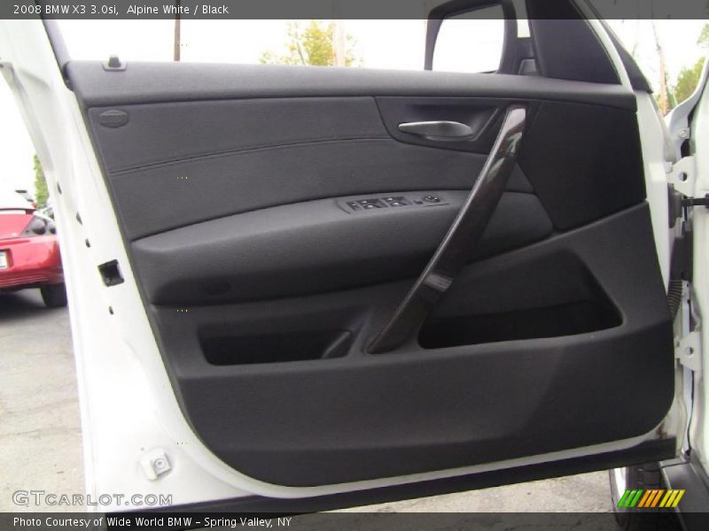 Alpine White / Black 2008 BMW X3 3.0si