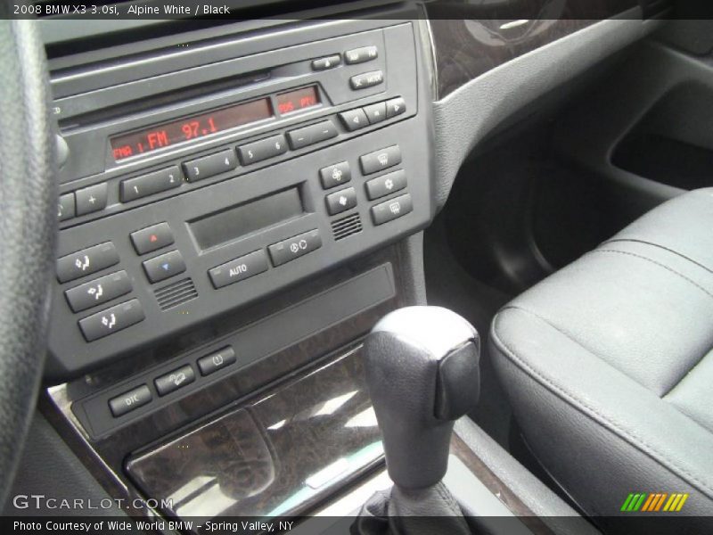 Alpine White / Black 2008 BMW X3 3.0si