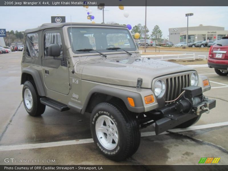 Light Khaki Metallic / Khaki 2006 Jeep Wrangler X 4x4