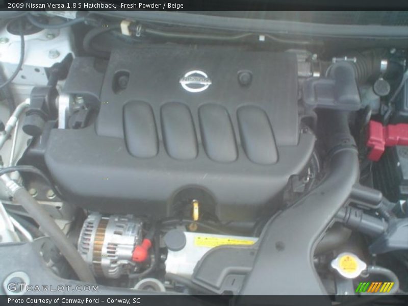 Fresh Powder / Beige 2009 Nissan Versa 1.8 S Hatchback