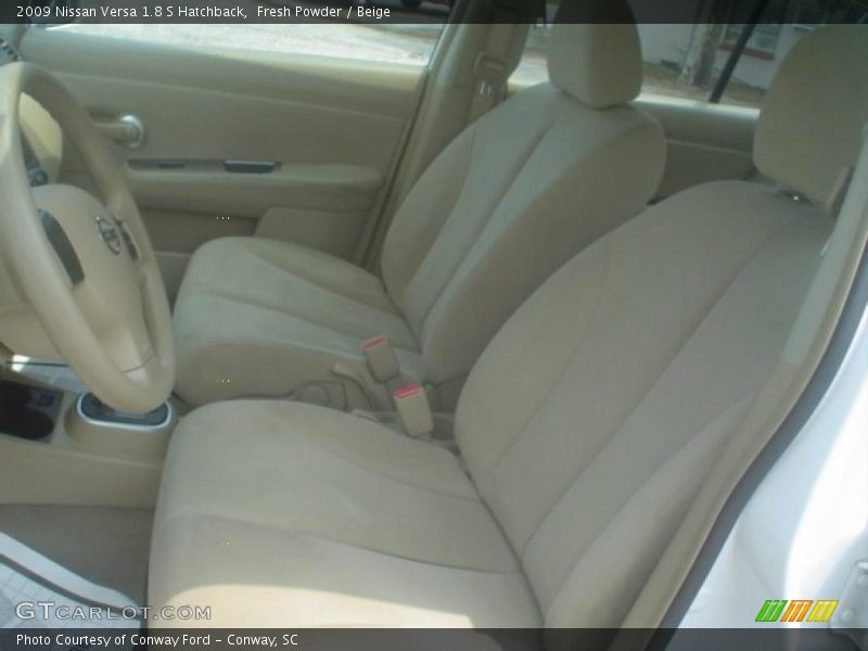 Fresh Powder / Beige 2009 Nissan Versa 1.8 S Hatchback