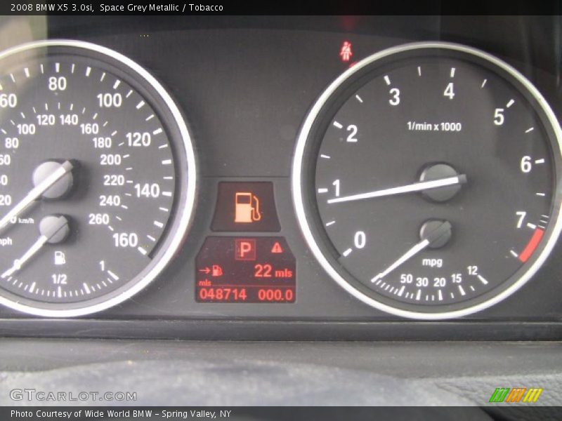 Space Grey Metallic / Tobacco 2008 BMW X5 3.0si