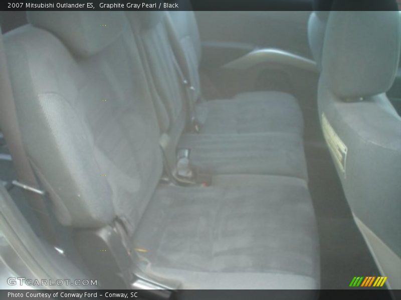 Graphite Gray Pearl / Black 2007 Mitsubishi Outlander ES