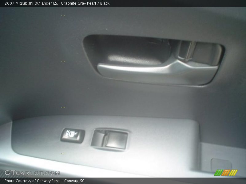 Graphite Gray Pearl / Black 2007 Mitsubishi Outlander ES