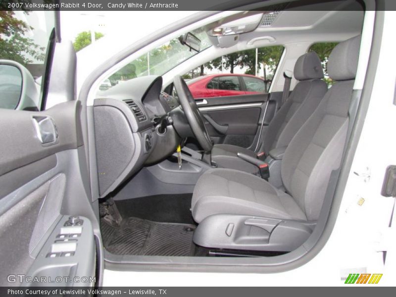  2007 Rabbit 4 Door Anthracite Interior