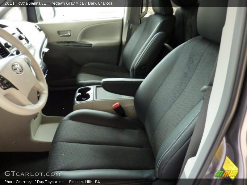  2011 Sienna SE Dark Charcoal Interior