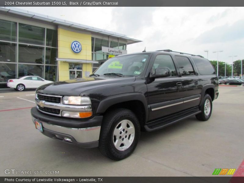 Black / Gray/Dark Charcoal 2004 Chevrolet Suburban 1500 LS