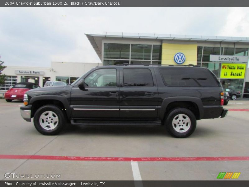 Black / Gray/Dark Charcoal 2004 Chevrolet Suburban 1500 LS