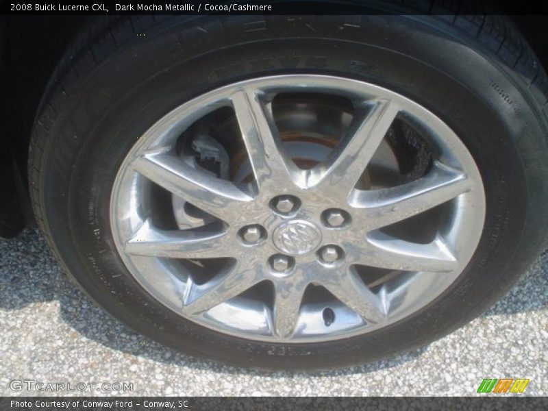 Dark Mocha Metallic / Cocoa/Cashmere 2008 Buick Lucerne CXL