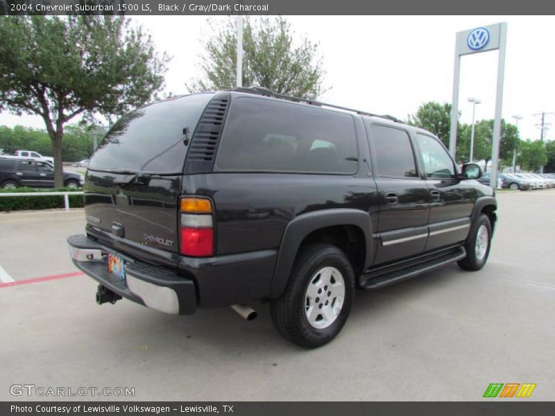 Black / Gray/Dark Charcoal 2004 Chevrolet Suburban 1500 LS