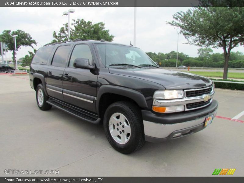 Black / Gray/Dark Charcoal 2004 Chevrolet Suburban 1500 LS