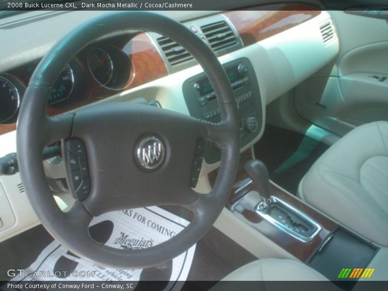 Dark Mocha Metallic / Cocoa/Cashmere 2008 Buick Lucerne CXL