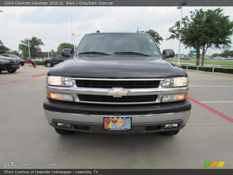 Black / Gray/Dark Charcoal 2004 Chevrolet Suburban 1500 LS