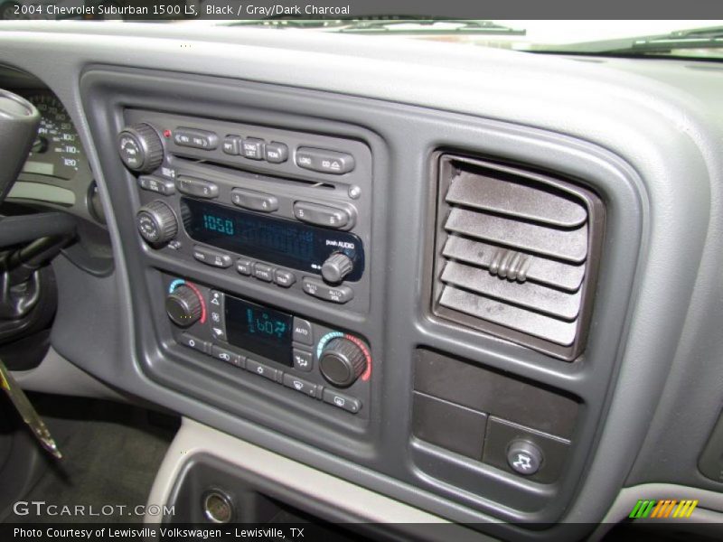 Black / Gray/Dark Charcoal 2004 Chevrolet Suburban 1500 LS
