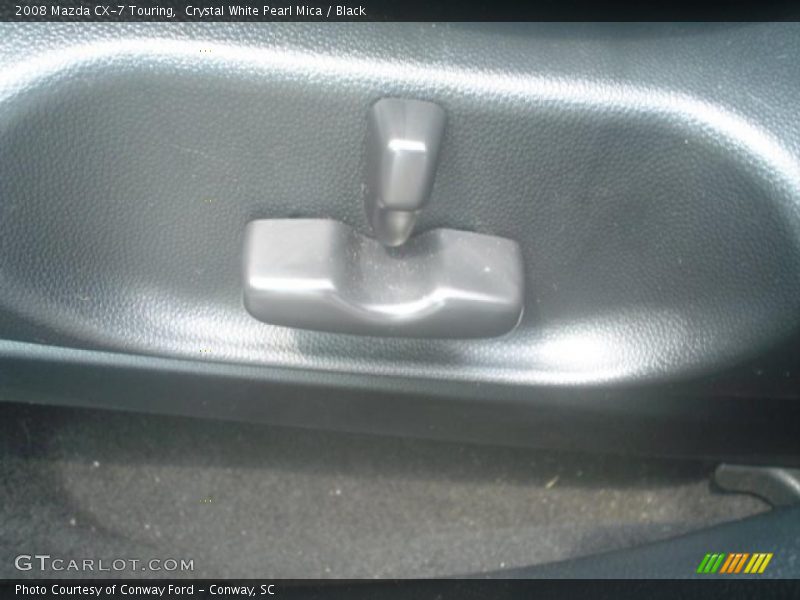 Crystal White Pearl Mica / Black 2008 Mazda CX-7 Touring