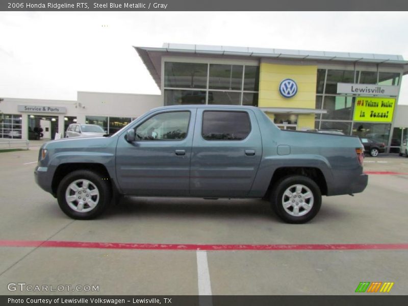 Steel Blue Metallic / Gray 2006 Honda Ridgeline RTS