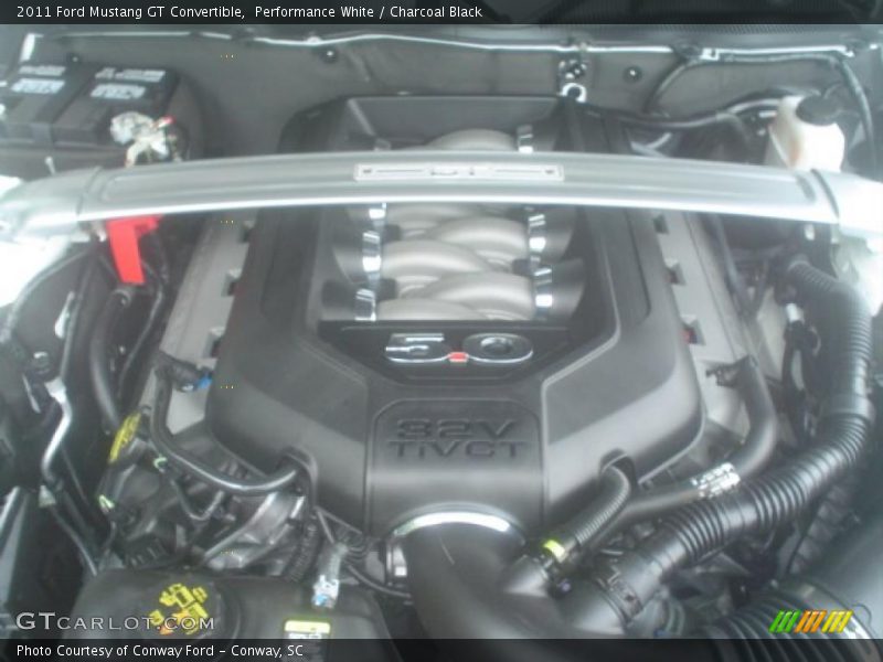 Performance White / Charcoal Black 2011 Ford Mustang GT Convertible