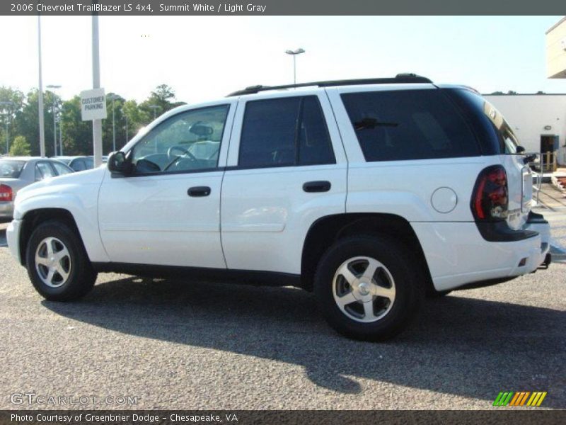 Summit White / Light Gray 2006 Chevrolet TrailBlazer LS 4x4
