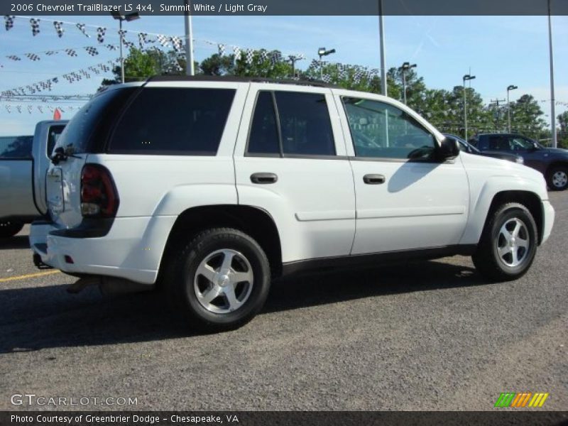 Summit White / Light Gray 2006 Chevrolet TrailBlazer LS 4x4
