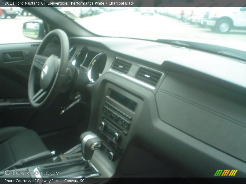 Performance White / Charcoal Black 2011 Ford Mustang GT Convertible