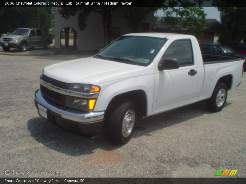 Summit White / Medium Pewter 2006 Chevrolet Colorado Regular Cab