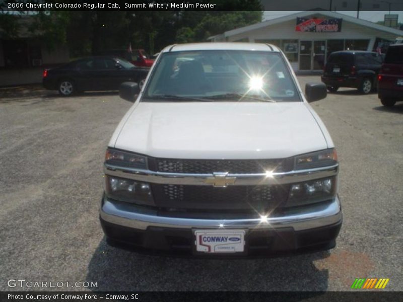 Summit White / Medium Pewter 2006 Chevrolet Colorado Regular Cab