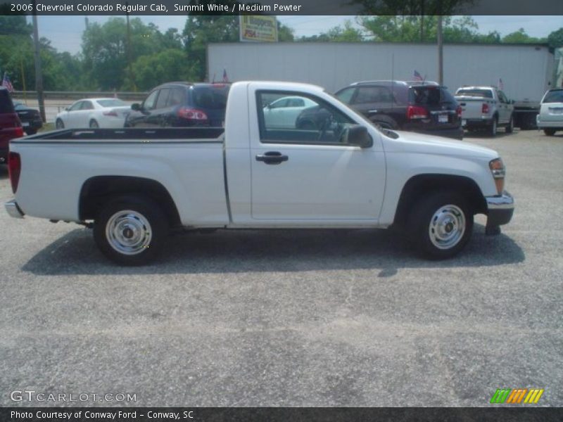 Summit White / Medium Pewter 2006 Chevrolet Colorado Regular Cab