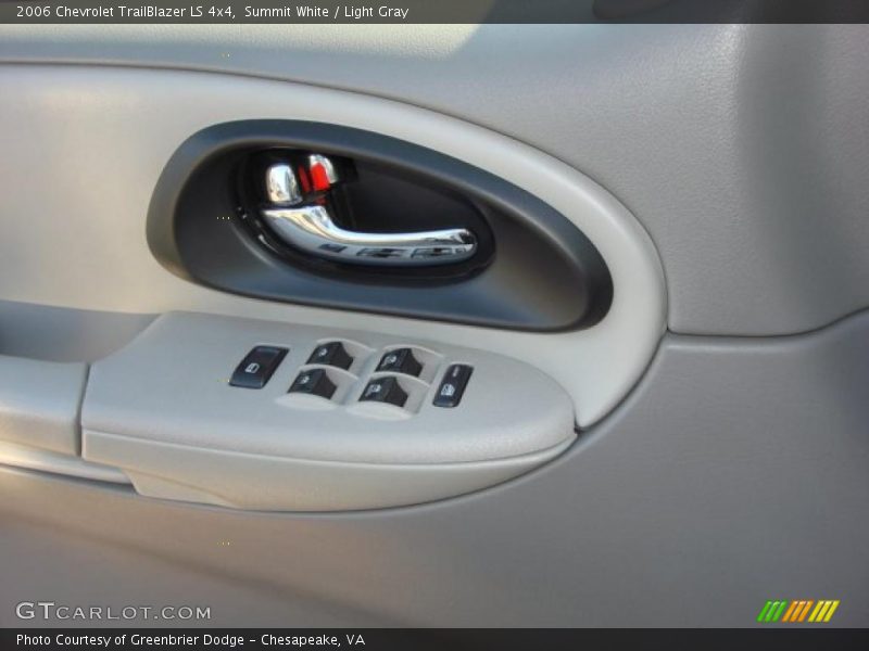 Summit White / Light Gray 2006 Chevrolet TrailBlazer LS 4x4