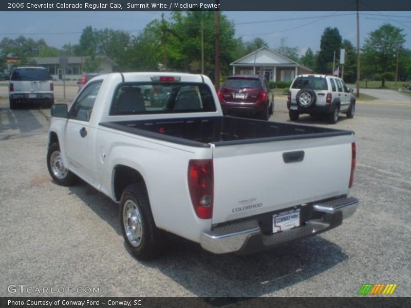 Summit White / Medium Pewter 2006 Chevrolet Colorado Regular Cab