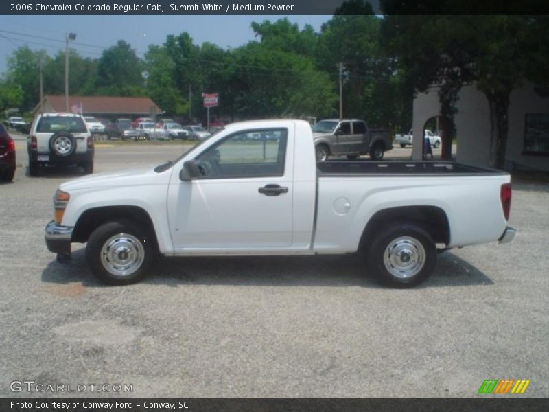 Summit White / Medium Pewter 2006 Chevrolet Colorado Regular Cab