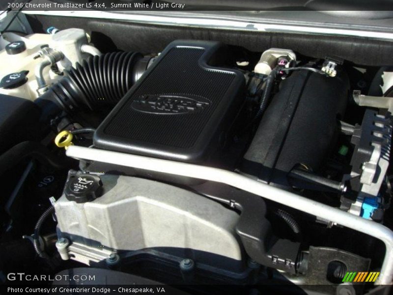 Summit White / Light Gray 2006 Chevrolet TrailBlazer LS 4x4