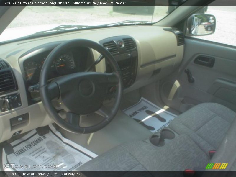 Summit White / Medium Pewter 2006 Chevrolet Colorado Regular Cab