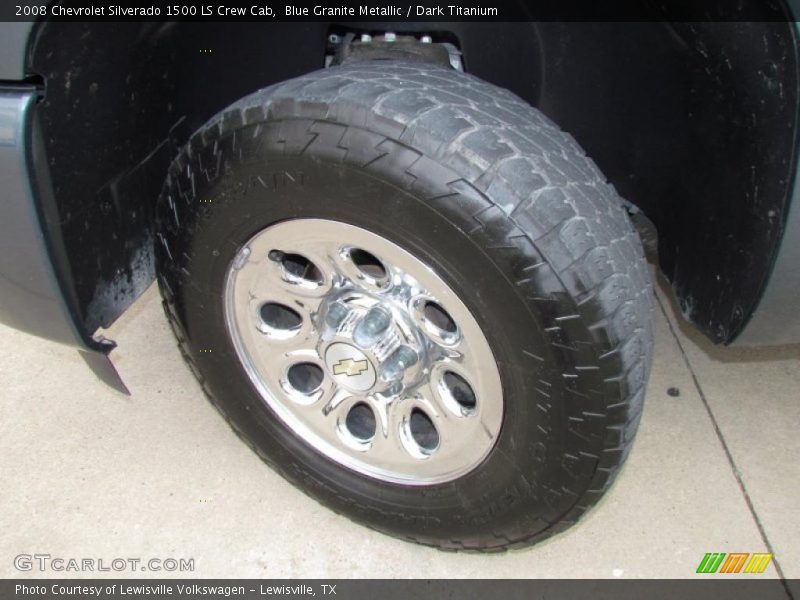 Blue Granite Metallic / Dark Titanium 2008 Chevrolet Silverado 1500 LS Crew Cab