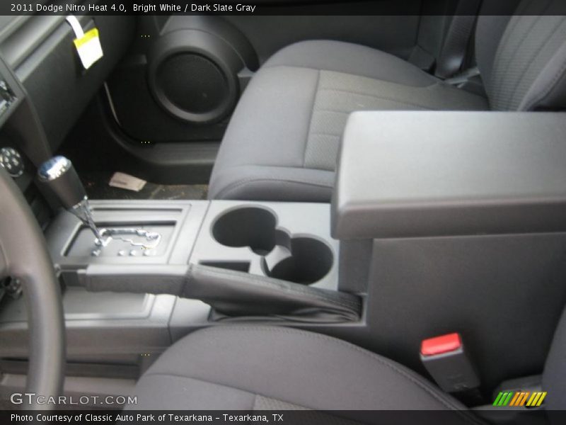 Bright White / Dark Slate Gray 2011 Dodge Nitro Heat 4.0