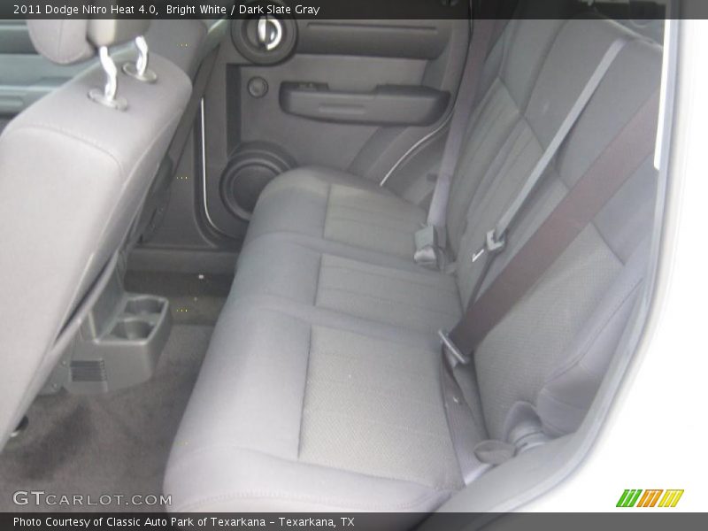 Bright White / Dark Slate Gray 2011 Dodge Nitro Heat 4.0