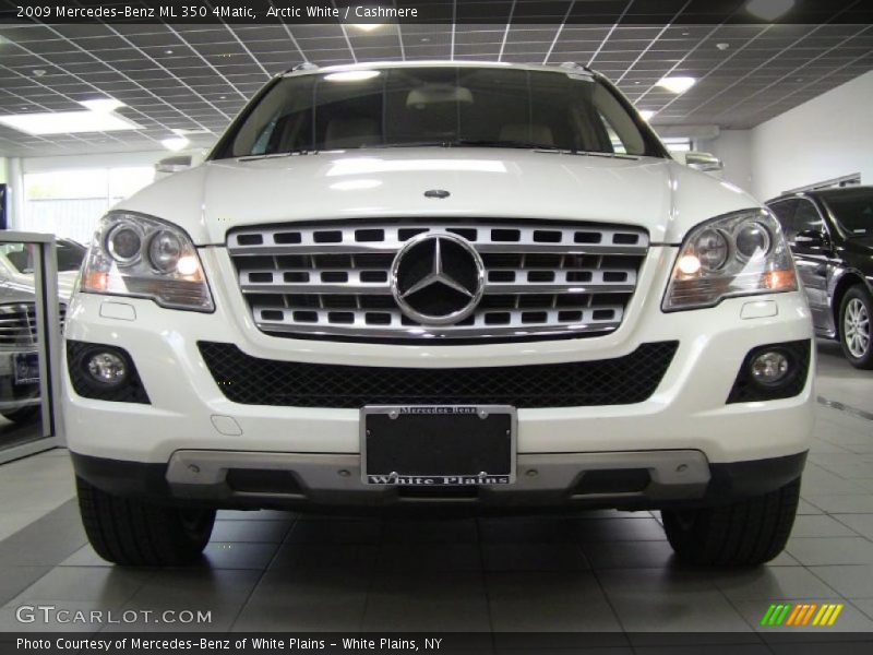 Arctic White / Cashmere 2009 Mercedes-Benz ML 350 4Matic