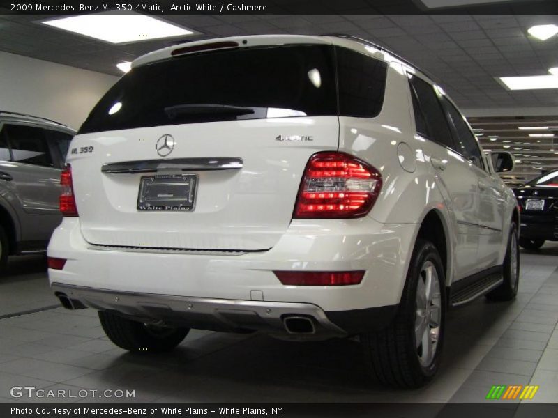 Arctic White / Cashmere 2009 Mercedes-Benz ML 350 4Matic