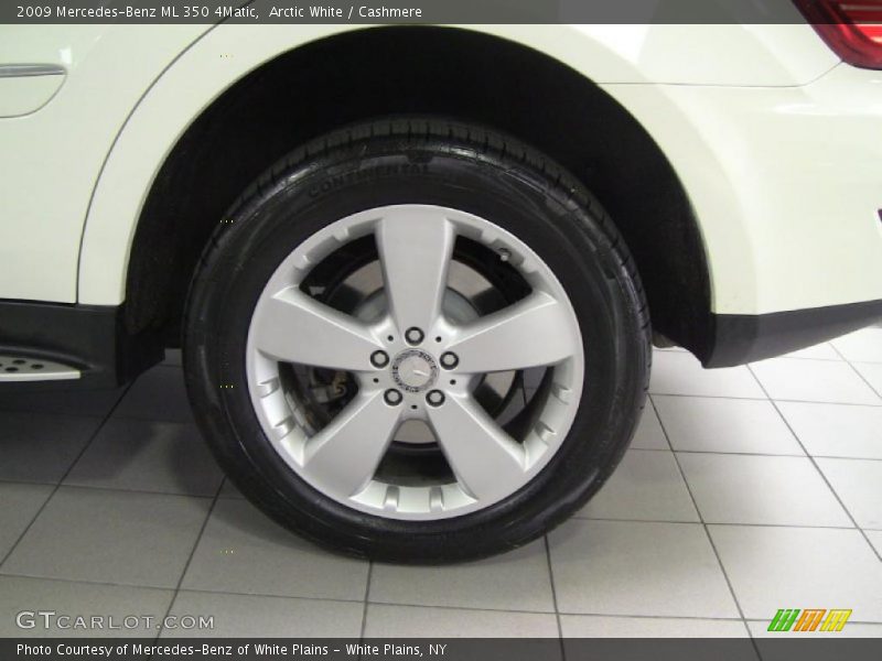 Arctic White / Cashmere 2009 Mercedes-Benz ML 350 4Matic