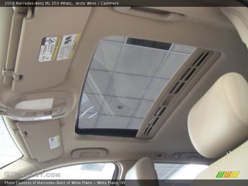 Arctic White / Cashmere 2009 Mercedes-Benz ML 350 4Matic