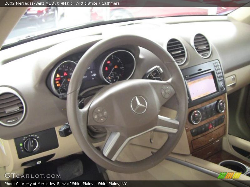 Arctic White / Cashmere 2009 Mercedes-Benz ML 350 4Matic