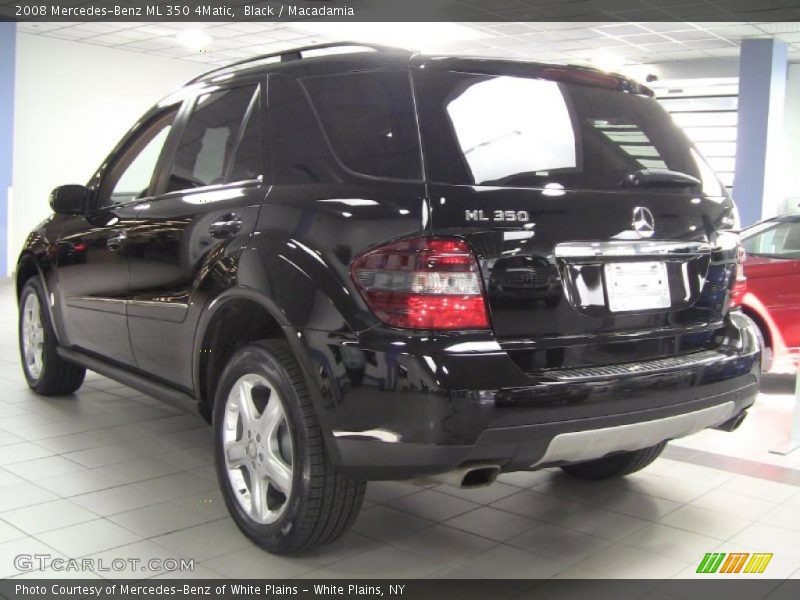 Black / Macadamia 2008 Mercedes-Benz ML 350 4Matic