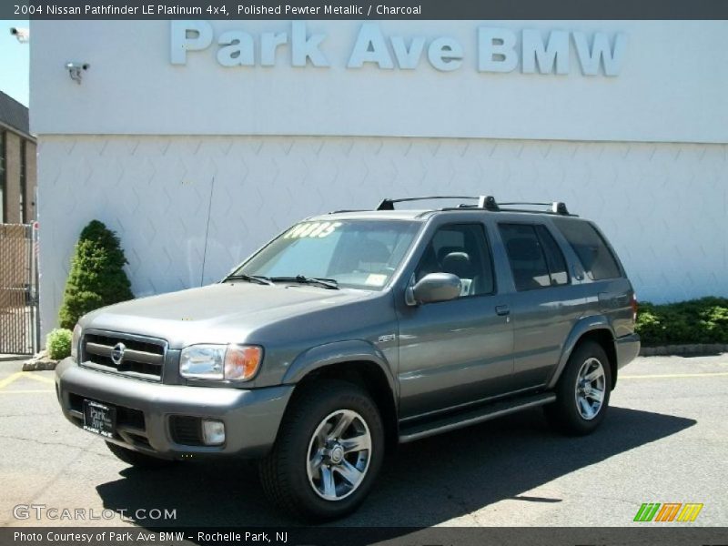 Polished Pewter Metallic / Charcoal 2004 Nissan Pathfinder LE Platinum 4x4